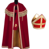 Sinterklaas Kostuum Stefan Polyester Fluweel 1 Sinterklaas Kostuum Stefan Polyester Fluweel -Jan Monnikendam Verkoop wconn 398822