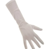 Sint Handschoenen Nylon Lang Wit