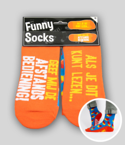 Funny Socks “als Je Dit Kunt Lezen, Geeft Mij Dan De Afstandbediening”