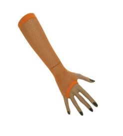 Nethandschoenen Lang Neon Oranje