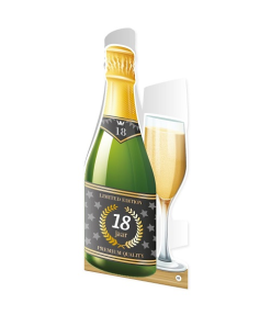 Champagne Kaart 18 Jaar