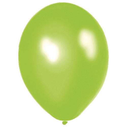 Ballonnen Appeltjes Groen Metallic 10 Stuks 3 Ballonnen Appeltjes Groen Metallic 10 Stuks