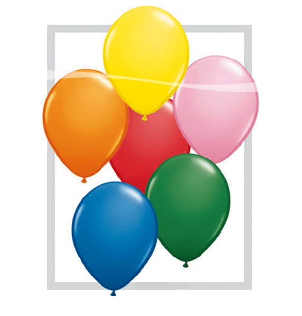 Ballonnen Mix Standaard Kleuren 10 Stuks 3 Ballonnen Mix Standaard Kleuren 10 Stuks