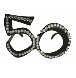 Bril 50 Jaar Zwart