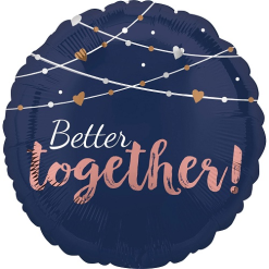 Folieballon Better Together Navy