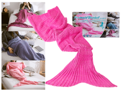 Zeemeermin Deken Roze – Roze