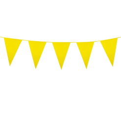 Vlaggenlijn Geel 10m