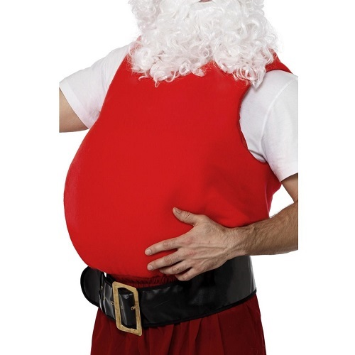 Kerstman Buik Stof 3 Kerstman Buik Stof