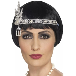 Hoofdband Charleston Jewel Silver