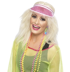 Zonneklep Roze Enkele Klep