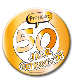 Button XL 50 Jarig Jubileum