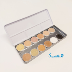 Aqua Superstar Schmink Palet 12 Huidskleuren Nr. 3