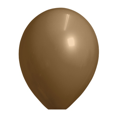 Ballonnen Sienna Bruin Standaard 10 Stuks 3 Ballonnen Sienna Bruin Standaard 10 Stuks