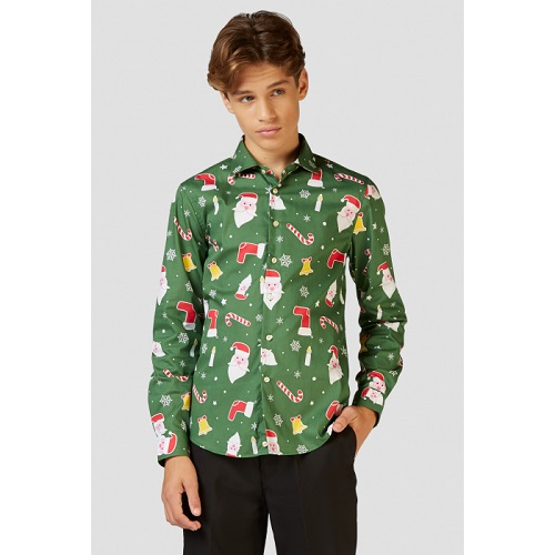 Opposuits Kerst Blouse TEEN BOYS Santaboss 3 Opposuits Kerst Blouse TEEN BOYS Santaboss