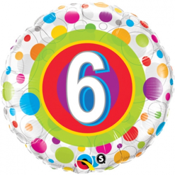 Folieballon Stippen 6