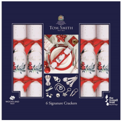 6 St. Christmas Crackers Traditional Signature 14 Inch XAMTS2902