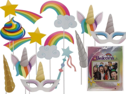 Photo Booth Props Eenhoorn 12st