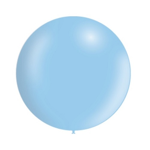 Ballon Rond 50cm Pastel Blauw Per Stuk 3 Ballon Rond 50cm Pastel Blauw Per Stuk