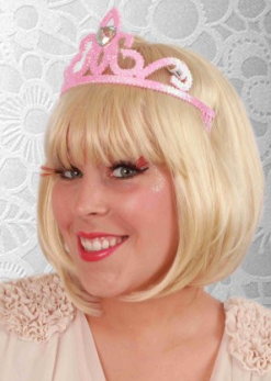 Tiara Glitter Roze