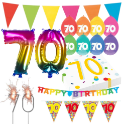 Colourful Celebration Feest Pakket 70 Jaar