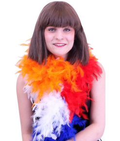 Boa Rood, Wit, Blauw En Oranje 180cm