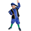Pietenpak Kind Fluweel Blauw-zwart 152 -Jan Monnikendam Verkoop wconn 401350