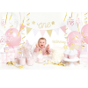 1st Birthday Decoratie Set Roze/goud 33dlg -Jan Monnikendam Verkoop wconn 401438
