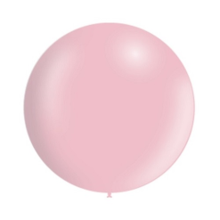 Ballon Rond 50cm Pastel Roze Per Stuk