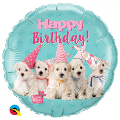 Folieballon Happy Birthday Puppy’s