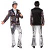 Disco Broek Heren Zilver Glimmend 1 Disco Broek Heren Zilver Glimmend -Jan Monnikendam Verkoop wconn 401643