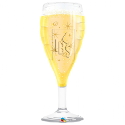 Folieballon Champagne Glas 99cm