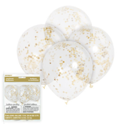 Confetti Ballonnen Goud