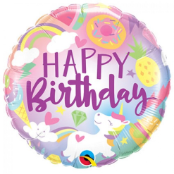 Folieballon Fantastical Fun Birthday 46cm