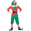 Kerst Elf Rood/groen Met Muts -Jan Monnikendam Verkoop wconn 402138