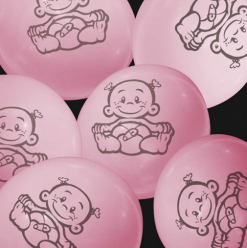 Ballonnen Hoera Een Dochter