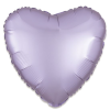 Folieballon Hart Satin Lila Pastel 43cm