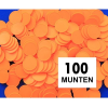 Blanco Consumptiemunten Oranje 100st -Jan Monnikendam Verkoop wconn 402186