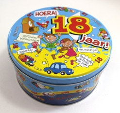 Snoeptrommel 18 Jaar