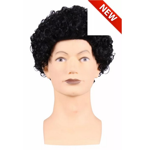 Pieten Pruik Palermo Zwart 3 Pieten Pruik Palermo Zwart