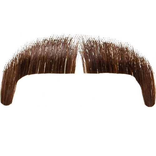 Plaksnor Echt Haar Gangster Bruin 3 Plaksnor Echt Haar Gangster Bruin