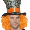 Mad Hatter Hoge Hoed Met Haar -Jan Monnikendam Verkoop wconn 402525