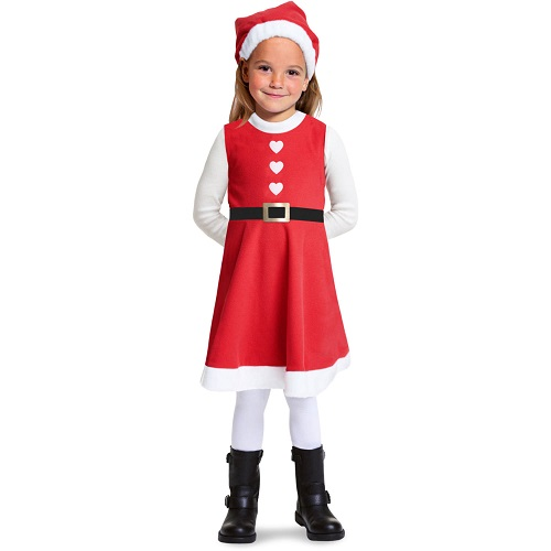 Santa Girl Kerstjurkje 3 Santa Girl Kerstjurkje