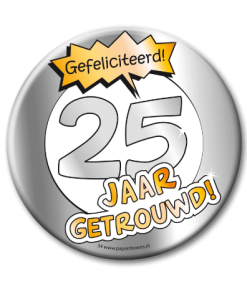 Button XL 25 Jarig Jubileum