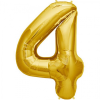 Folieballon Cijfer 4 Goud 86cm 1 Folieballon Cijfer 4 Goud 86cm -Jan Monnikendam Verkoop wconn 403035