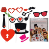 Photo Booth Props Heart 12st -Jan Monnikendam Verkoop wconn 403163