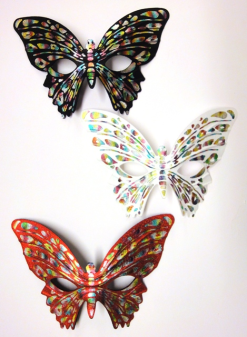 Oogmasker Vlinder Metallic Vlekken