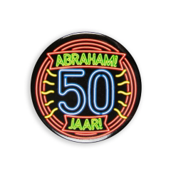 Button Abraham Neon