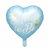 Folieballon Mom To Be Blauw 35cm -Jan Monnikendam Verkoop wconn 403548