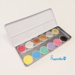 Aqua Superstar Schmink Palet 12 + Duo Assortiment Kleuren