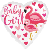 Folieballon Flamingo Baby Girl 2 Folieballon Flamingo Baby Girl -Jan Monnikendam Verkoop wconn 403576